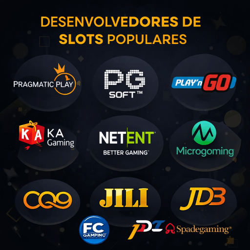 Parceiros desenvolvedores de jogos slots da 15WIN no Brasil